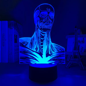 Lampe 3D du Titan Colossal, RGB 16 couleurs