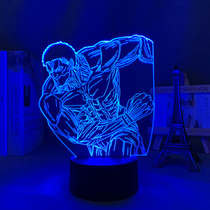 Lampe 3D du Titan Cuirassé, RGB 16 couleurs