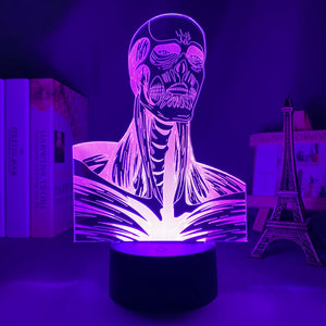 Lampe 3D du Titan Colossal, RGB 16 couleurs