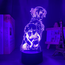 Charger l&#39;image dans la galerie, Lampe 3D d&#39;Annie &amp; Mikasa, RGB 16 couleurs
