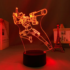 Lampe 3D de Kenny, RGB 16 couleurs