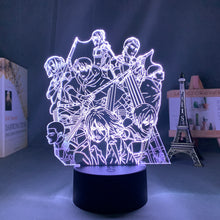 Charger l&#39;image dans la galerie, Lampe 3D de L&#39;Attaque des Titans, RGB 16 couleurs
