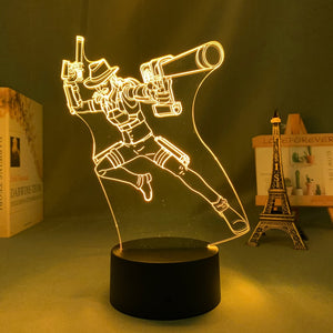 Lampe 3D de Kenny, RGB 16 couleurs