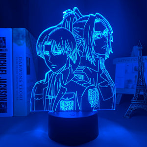 Levi & Hange Zoe 3D Lamp, RGB 16 colors
