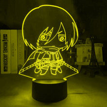 Load image into Gallery viewer, Cute Mikasa 3D Lamp, RGB 16 colors
