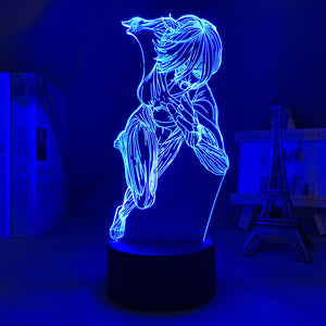 Female Titan 3D Lamp, RGB 16 colors