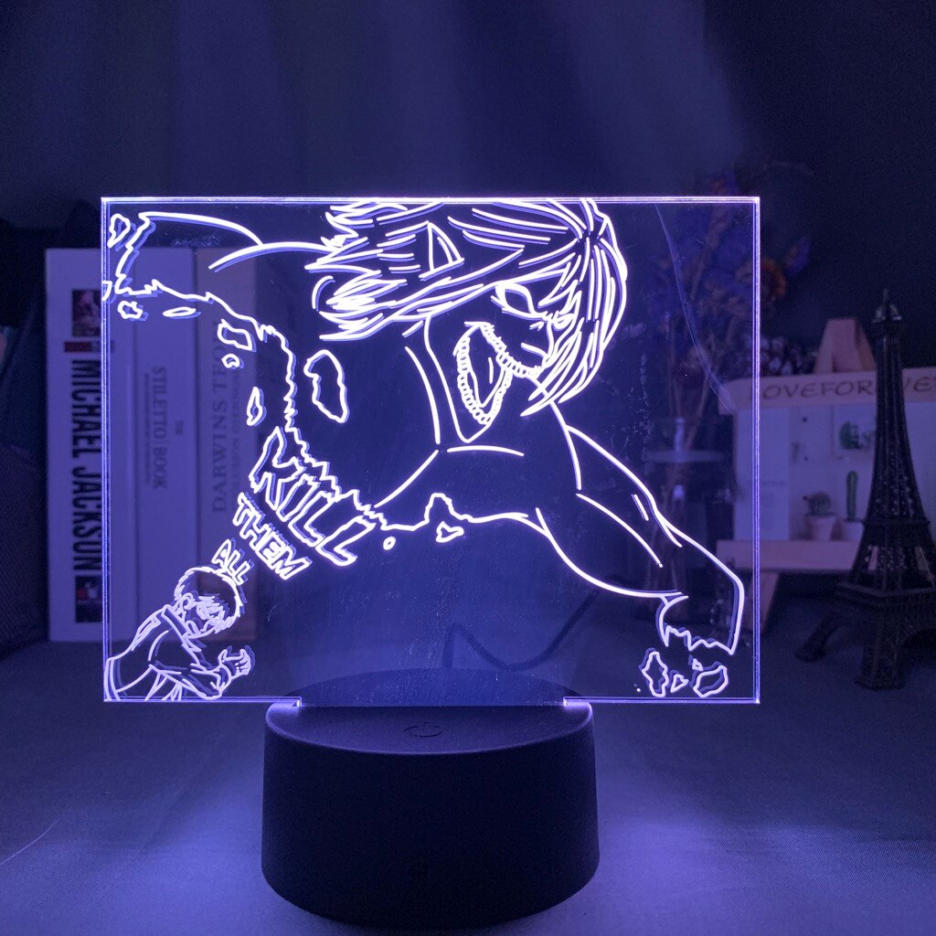 Lampe 3D d'Eren, RGB 16 couleurs - SNK-SHOP 