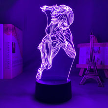 Charger l&#39;image dans la galerie, Lampe 3D du Titan Féminin, RGB 16 couleurs

