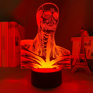 Colossal Titan 3D Lamp, RGB 16 colors
