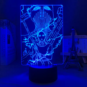Hammer Titan 3D Lamp, RGB 16 colors