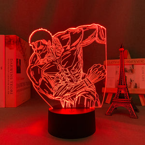 Lampe 3D du Titan Cuirassé, RGB 16 couleurs