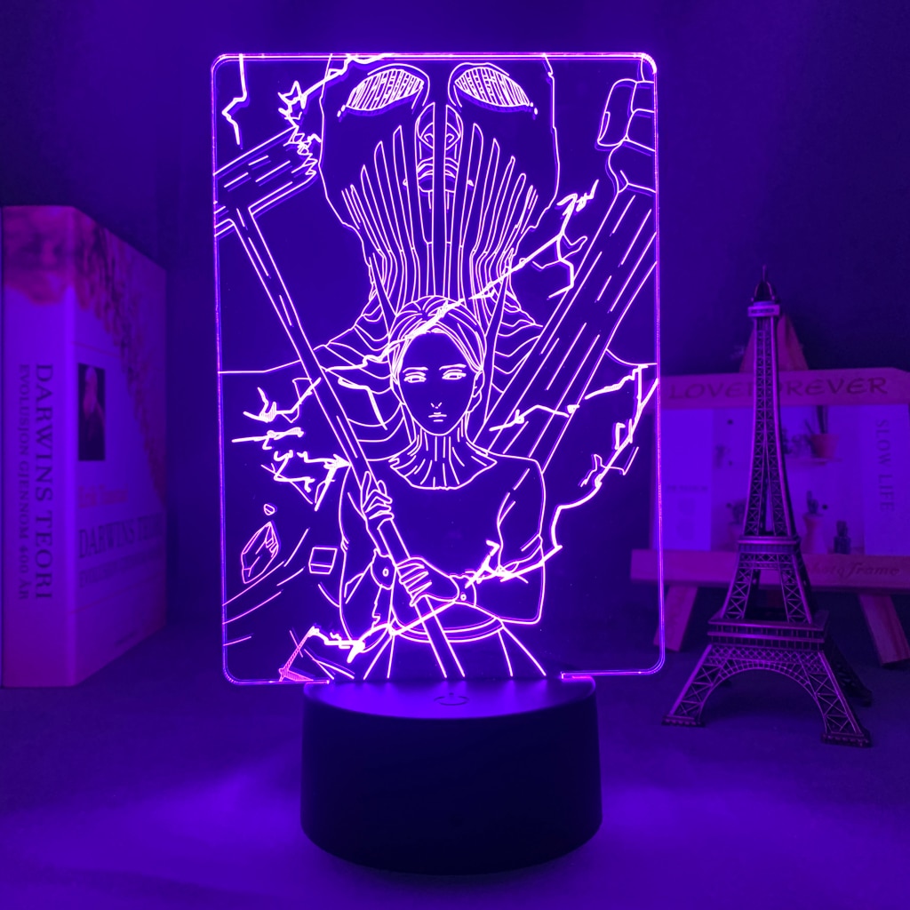 Lampe 3D du Titan Marteau, RGB 16 couleurs