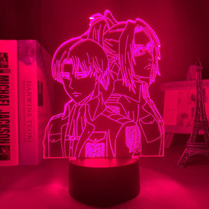 Levi & Hange Zoe 3D Lamp, RGB 16 colors